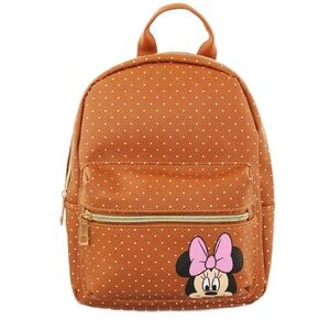 Disney Minnie Mouse with Polka Dots Mini PU Leather Backpack - NWT